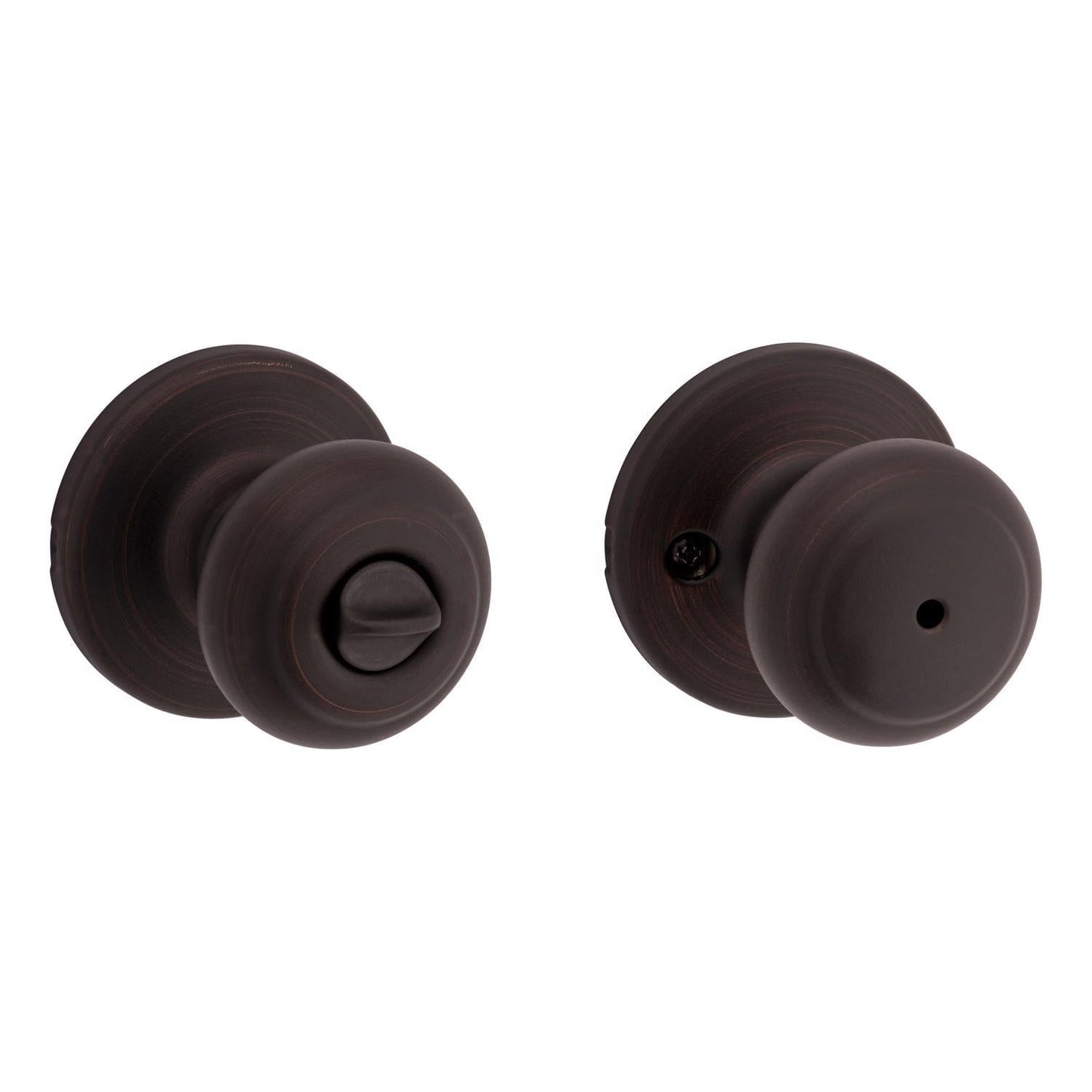 Kwikset Cove Venetian Bronze Privacy Knob – Right or Left Handed