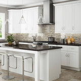 Home Decorators Collection Washington Vesper White Plywood Shaker Assembled Vanity Sink Base Kitchen Cabinet Sft Cls 36 in W x 24 in D x 34.5 in H