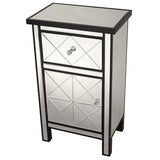 HomeRoots Shelly 20-in W x 32.7-in H x 13-in D Black Door and Drawer Base Semi-Custom Cabinet