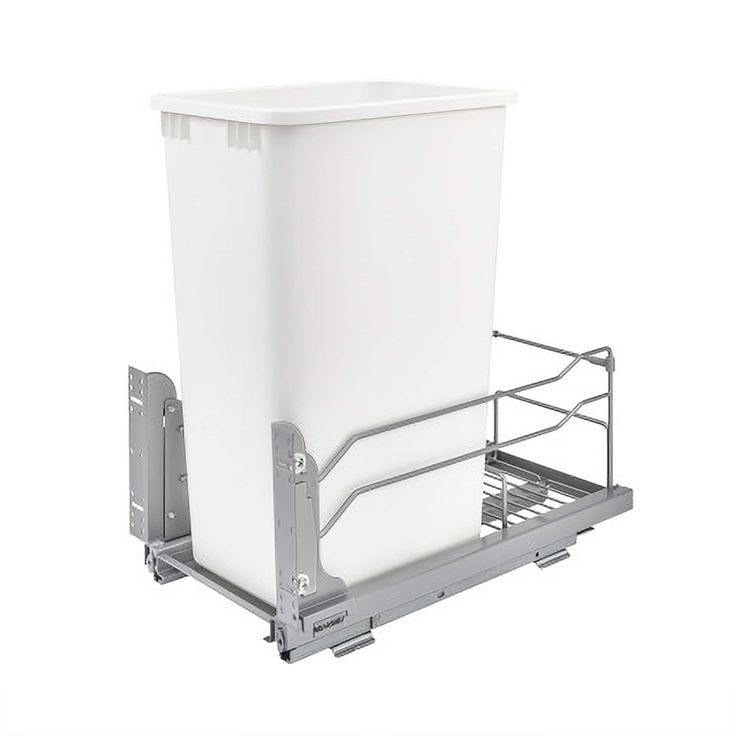 Rev-A-Shelf 11-in x 22-in x 19-in 50-Quart Soft Close Single Pull Out Trash Can
