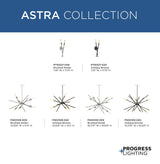 Progress Lighting Astra 6-Light Antique Bronze Modern/Contemporary Chandelier