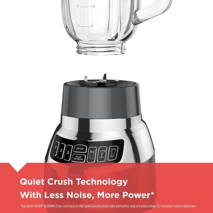 PowerCrush 48 oz. 3-Speed Silver Digital Blender with Travel  Cup