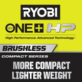 ONE+ HP 18V Brushless Cordless Compact 4-Tool Combo Kit with (2) 1.5 Ah Batteries, Charger, and Bag - Super Arbor