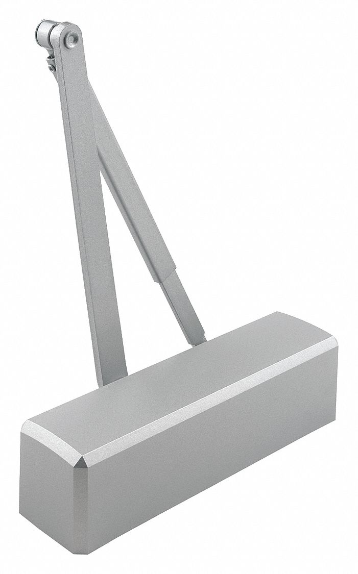 DORMAKABA Aluminum Medium Duty Door Closer - Grade 2, Adjustable Mount
