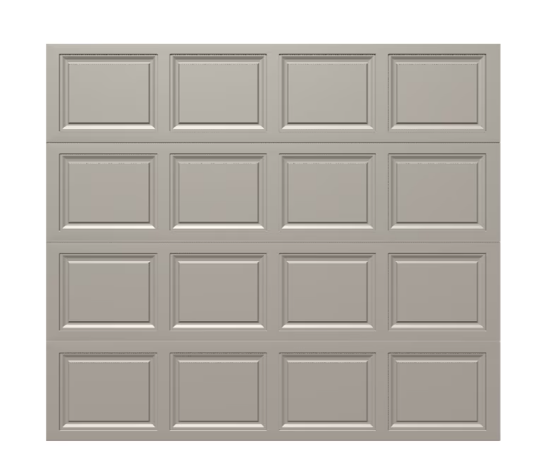 Wayne Dalton Classic Steel Model 9100 8-ft x 7-ft Insulated Taupe Single Garage Door