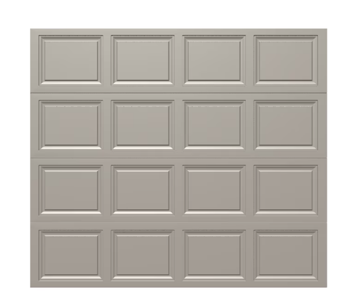 Wayne Dalton Classic Steel Model 9100 8-ft x 7-ft Insulated Taupe Single Garage Door