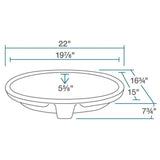 Under-Mount Porcelain Bathroom Sink in White with Pop-Up Drain in Brushed Nickel - Super Arbor