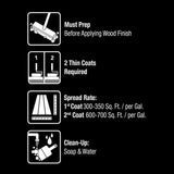 BEHR DECKplus 1 gal. Redwood Transparent Waterproofing Exterior Wood Finish - Super Arbor