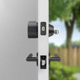 Wi-Fi Smart Lock Matte Black Single Cylinder Deadbolt Replacement - Super Arbor