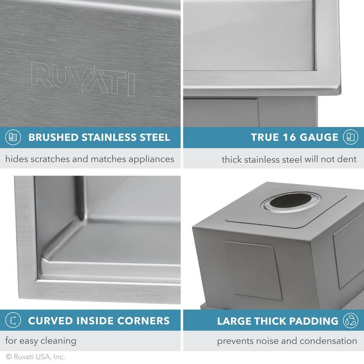 25 x 22 in. Workstation Drop-In Tight Radius Topmount 16-Gauge Stainless Steel Ledge Kitchen Sink Single Bowl
