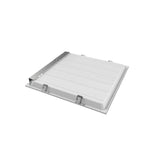 Commercial Electric 2 ft. x 2 ft. White Integrated LED Flat Panel Troffer Light Fixture at 3000 Lumens, 4000K Bright White