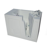 HD Series 46 in. Right Drain Quick Fill Walk-In Whirlpool Bath Tub with Powered Fast Drain in White - Super Arbor