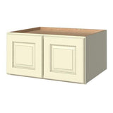 allen + roth Annscroft 30-in W x 15.125-in H x 24-in D Hazelnut Maple Door Wall Semi-Custom Cabinet