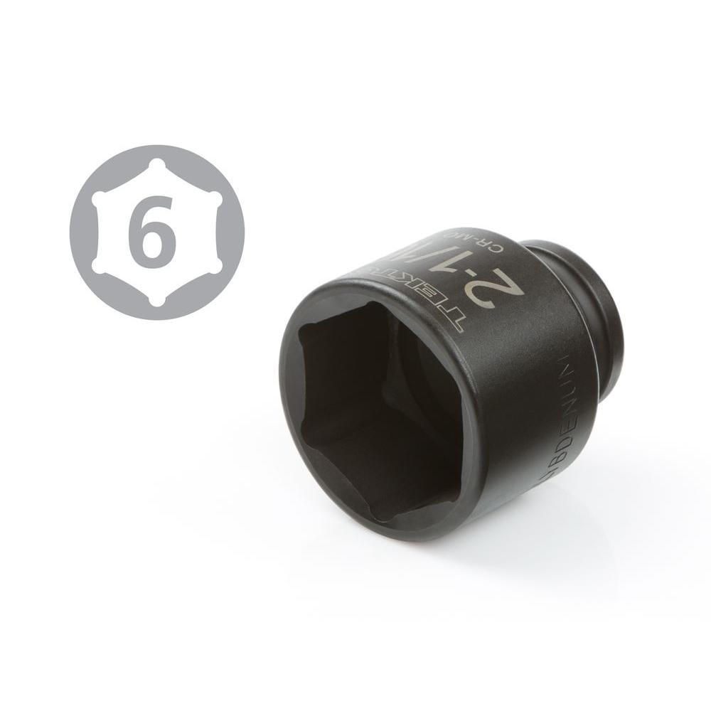 3/4 in. Drive 2-1/16 - 2-1/2 in. 6-Point Shallow Impact Socket Set - Super Arbor