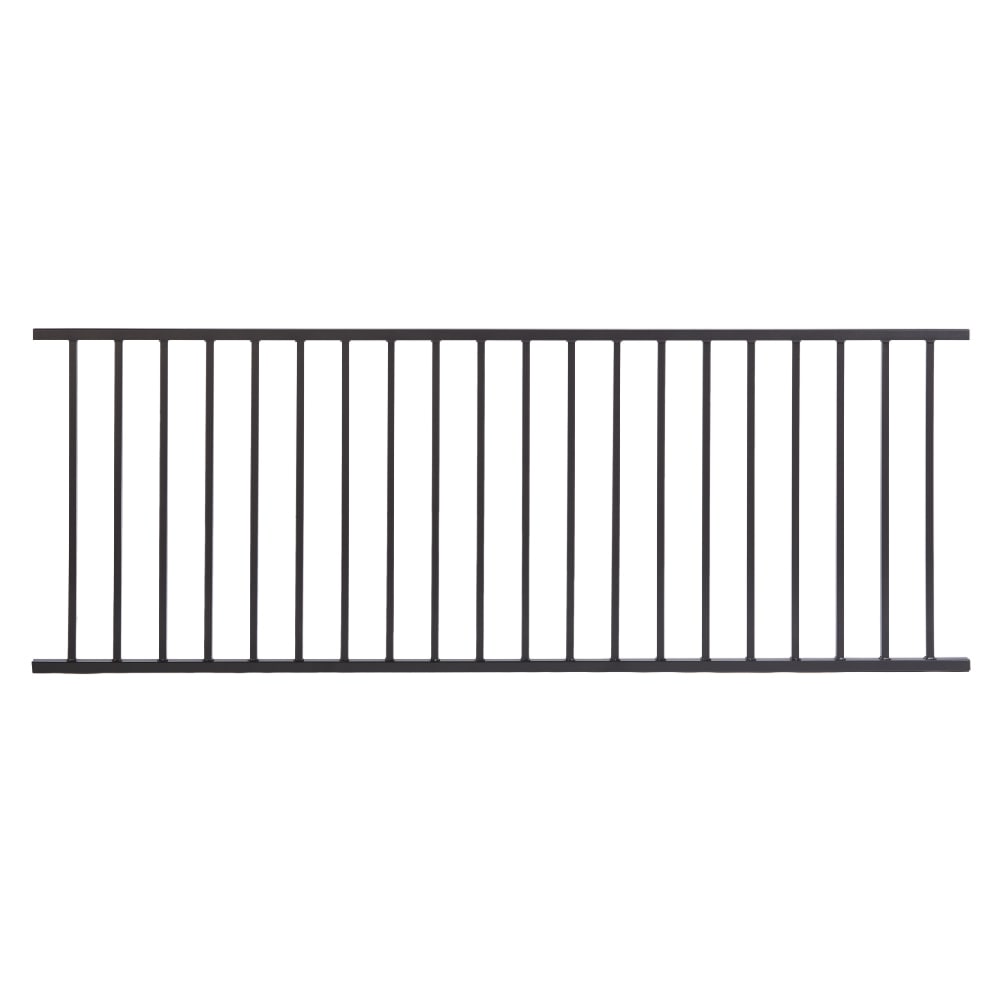 Fortress Building Products 16-ft x 34-in Black Sand Aluminum Deck Rail Kit