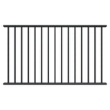 Fortress Building Products 6-ft x 40-in Black Sand Aluminum Deck Rail Kit