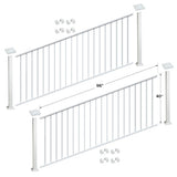 Fortress Building Products 16-ft x 40-in White Aluminum Deck Rail Kit