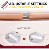 Retro Red Electric Hot Dog Roller and Bun Warmer