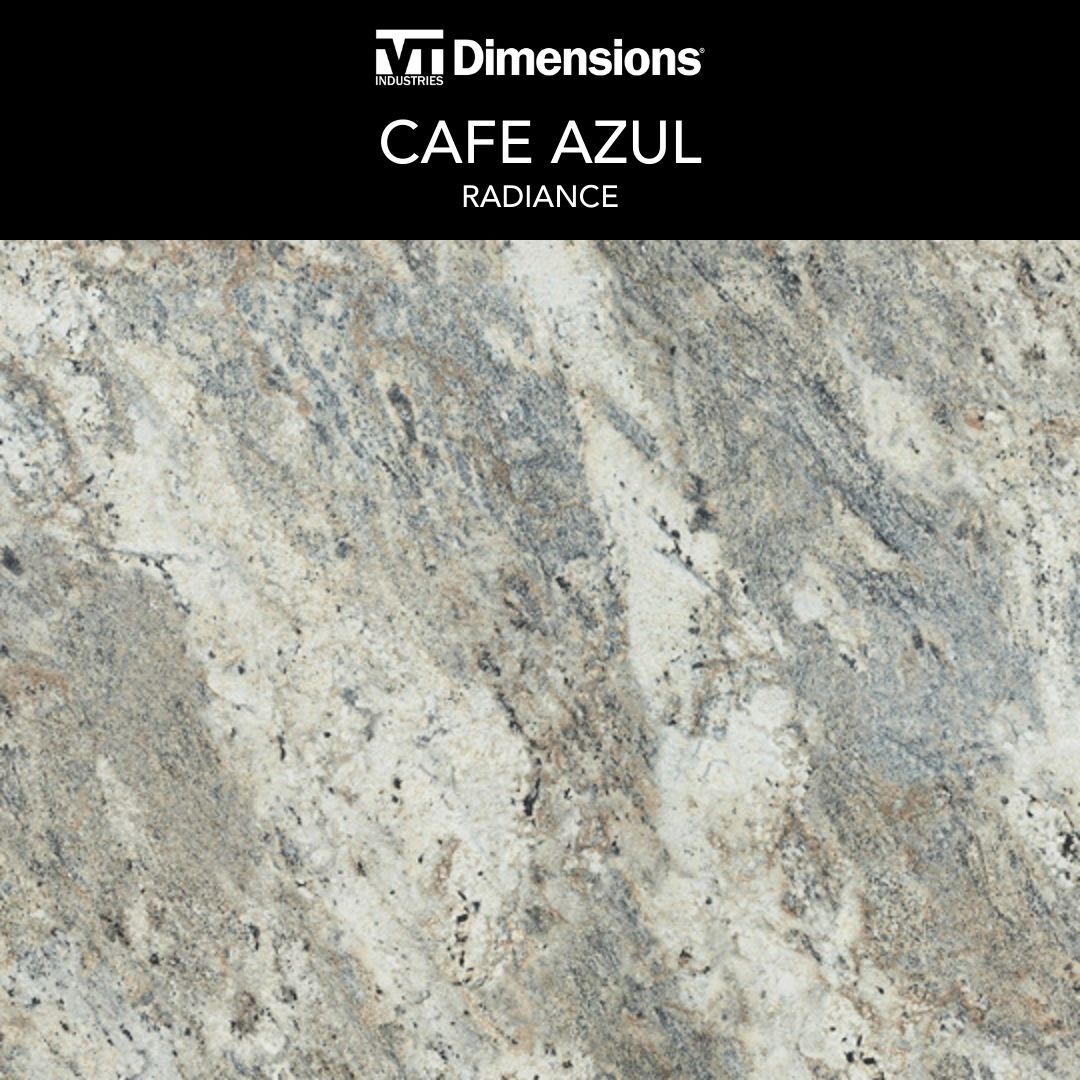VT Dimensions Formica 4-ft Cafe Azul Straight Laminate Kitchen Countertop