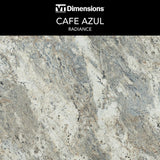 VT Dimensions Formica 4-ft Cafe Azul Straight Laminate Kitchen Countertop