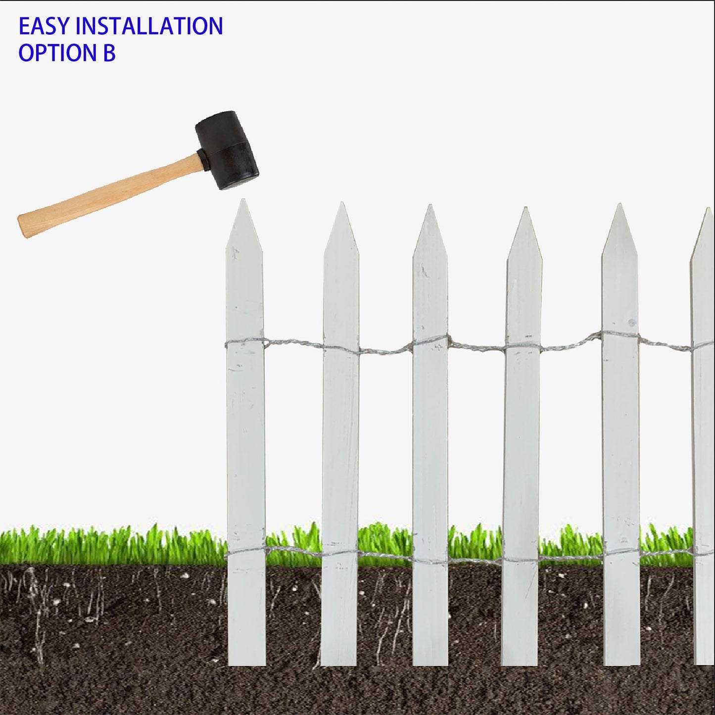 White Cedar Woven Wire Rolled Fencing, 15'x2'