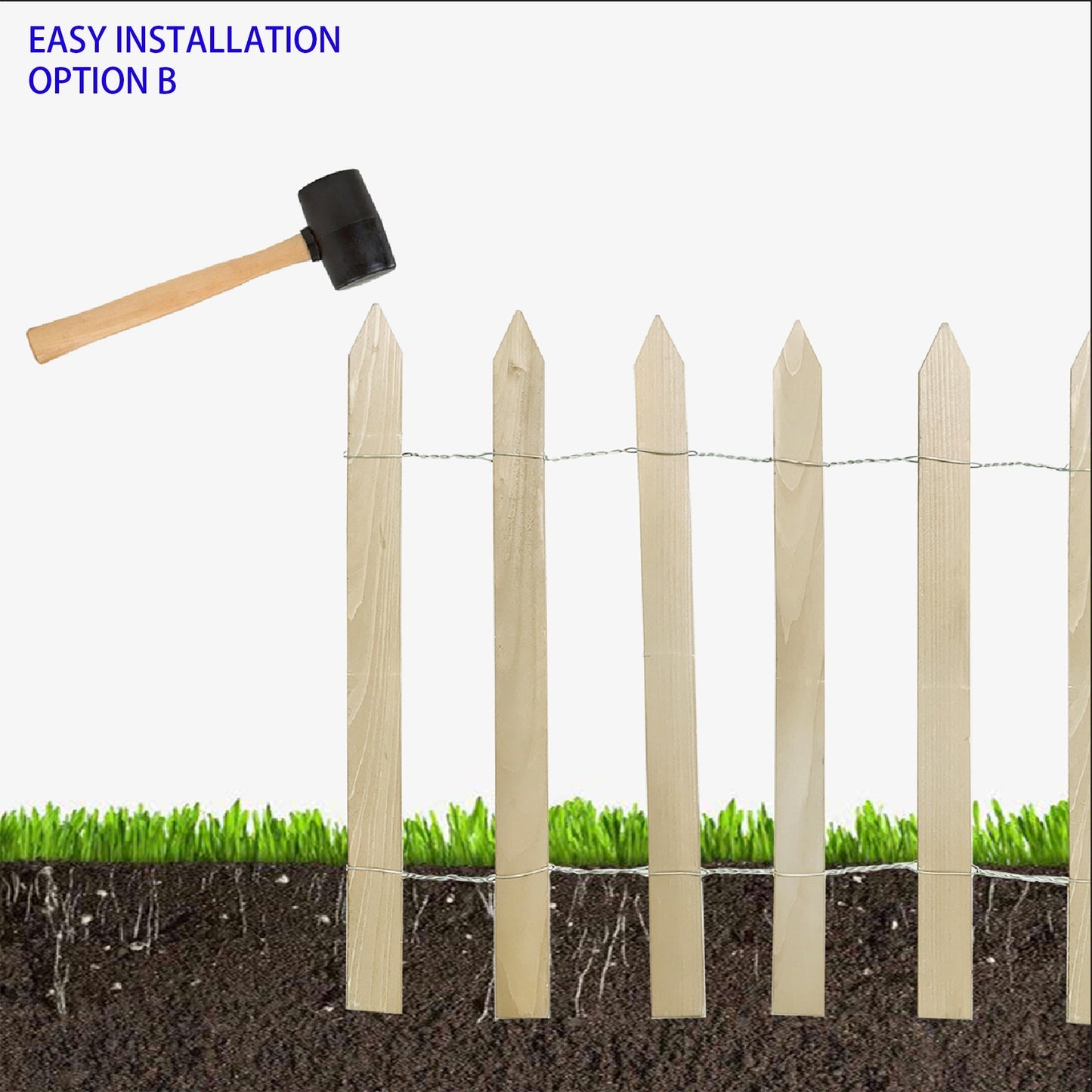 Cedar Brown Woven Wire Rolled Fencing - 15ft x 2ft