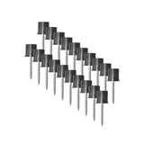 Nuvo Iron 0.75-in x 0.75-in Black Plastic Baluster Connector (20-Pack)