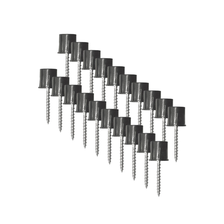 Nuvo Iron 0.75-in x 0.75-in Black Plastic Baluster Connector (20-Pack)