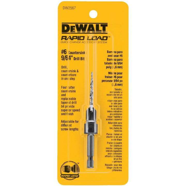 #6 Countersink 9/64 in. Drill Bit