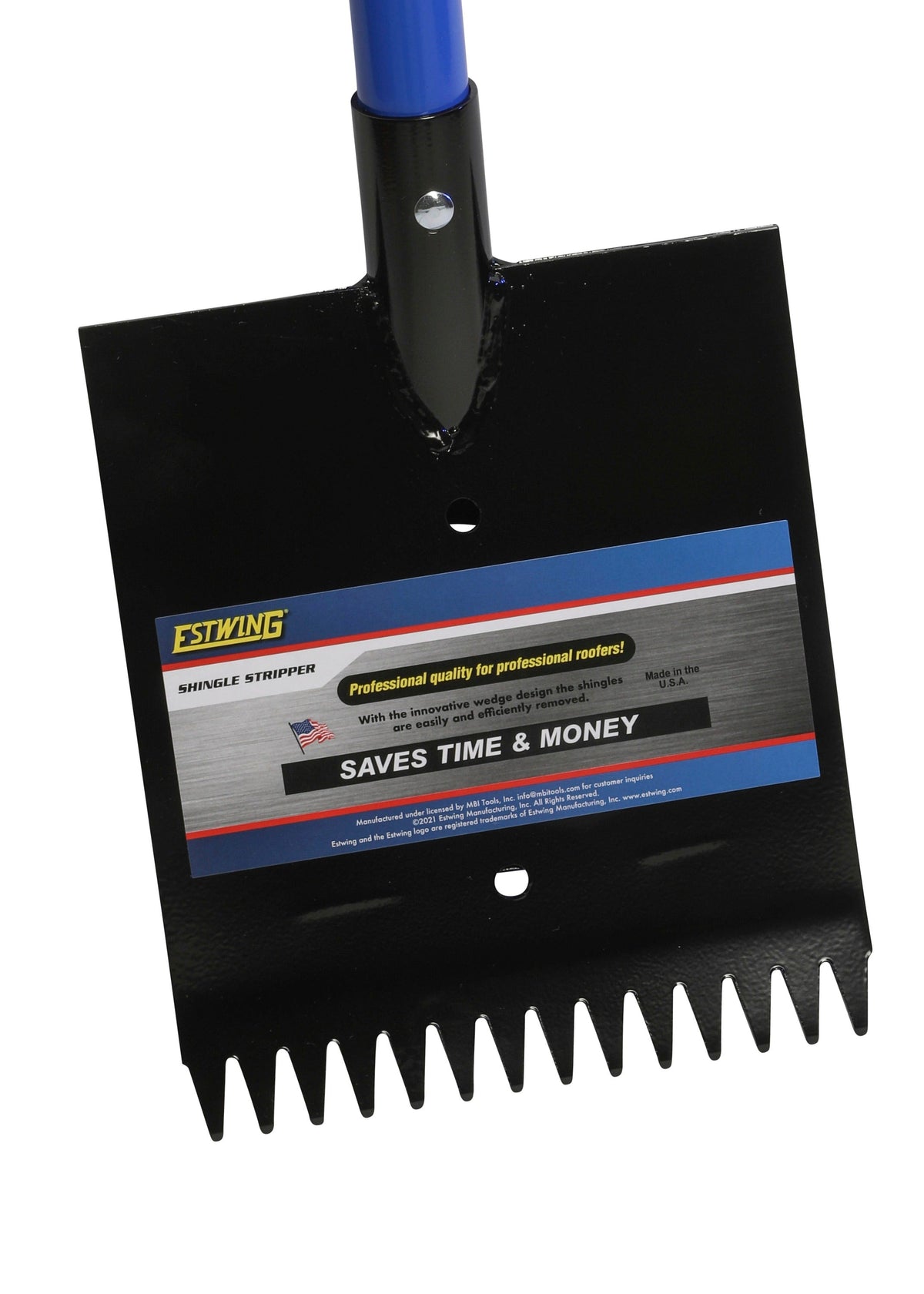 Estwing Shingle Stripper Roof Shovel, 46-in Steel Handle, 8-in Carbon Steel Blade