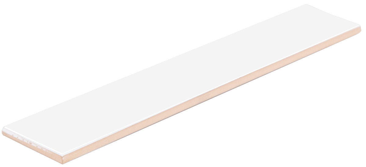 Satori Hudson Brilliant White 2-in x 12-in Matte Ceramic Subway Wall Tile (0.15-sq. ft/ Piece)