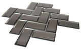 Satori Skylight Champagne 11-in x 11-in Mirrored Glass Patterned Mosaic Wall Tile (0.86-sq. ft/ Piece)