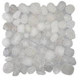 Satori Shoreside Mist 12-in x 12-in Honed Natural Stone Look Mosaic Floor and Wall Tile (1-sq. ft/ Piece)