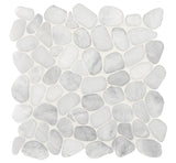 Satori Shoreside Bianco 12-in x 12-in Honed Natural Stone Look Mosaic Floor and Wall Tile (1-sq. ft/ Piece)