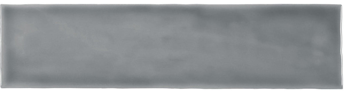 Satori Talesso Steel 3-in x 12-in Glossy Ceramic Subway Wall Tile (0.24-sq. ft/ Piece)