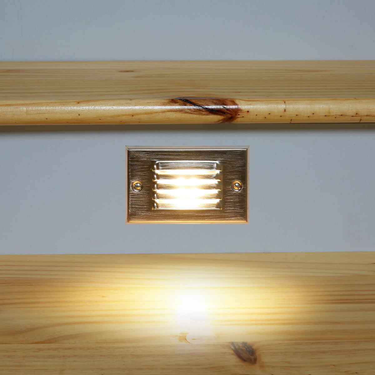 Progress Lighting 4-Watt Brushed Nickel Hardwired LED Step Light