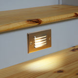 Progress Lighting 4-Watt Brushed Nickel Hardwired LED Step Light