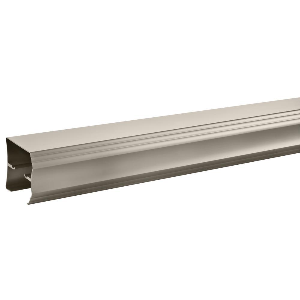 Simplicity 60 in. x 70 in. Semi-Frameless Traditional Sliding Shower Door in Nickel with Rain Glass - Super Arbor
