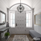 Hunter Stone Creek 6-Light Noble Bronze Transitional Globe LED Medium Hanging Pendant Light