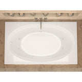 Imperial 7 ft. Rectangular Drop-in Whirlpool Bathtub in White - Super Arbor
