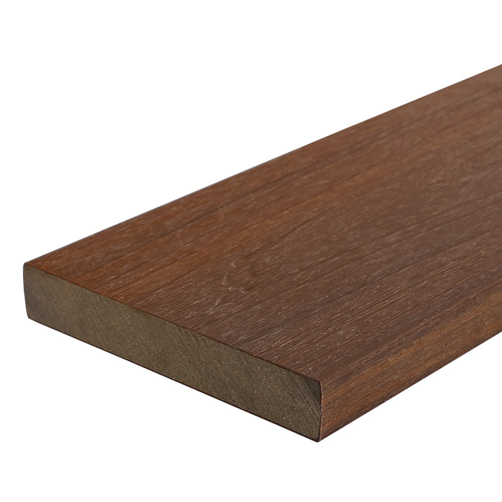 NewTechWood Cortes Solid Board 1-in x 6-in x 8-ft Brazilian Ipe Square Composite Deck Board