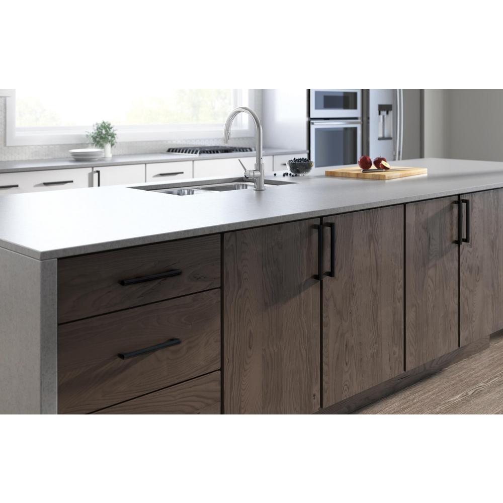 Stratford Bar 7-9/16 in. (192 mm) Matte Black Cabinet Pull - Super Arbor