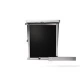 simplehuman 30-Liter Black Plastic Trash Can