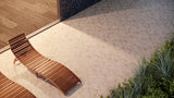 Satori Ivory 12-in x 12-in Honed Natural Stone Travertine Mosaic Floor and Wall Tile (1-sq ft Piece)