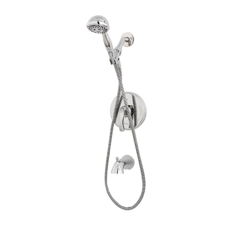 Edgewood Single-Handle 3-Spray Tub and Shower Faucet in Chrome (Valve Included) - Super Arbor