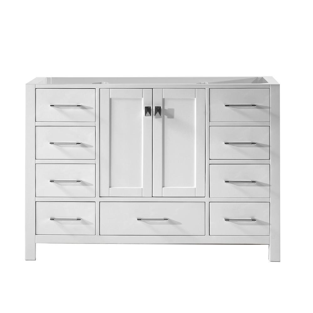 Caroline Avenue 72 in. W Bath Vanity Cabinet Only in White - Super Arbor