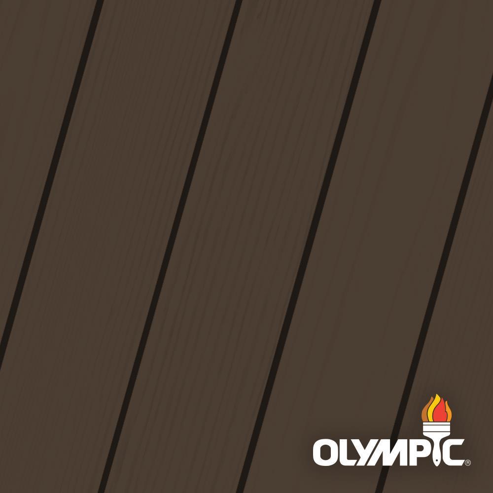 Olympic Maximum 5 gal. Coffee Solid Color Exterior Stain and Sealant in One - Super Arbor