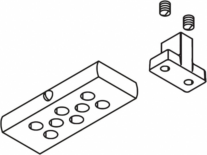 LCN Aluminum Bumper Assembly for Door Closers
