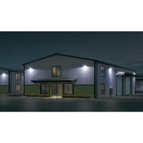 Gray Outdoor Integrated LED Area Dusk to Dawn Security Light with Built-in Photocell at 3300 Lumens, 5000K Daylight