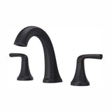 Ladera 8 in. Widespread 2-Handle Bathroom Faucet in Spot Defense Brushed Nickel - Super Arbor